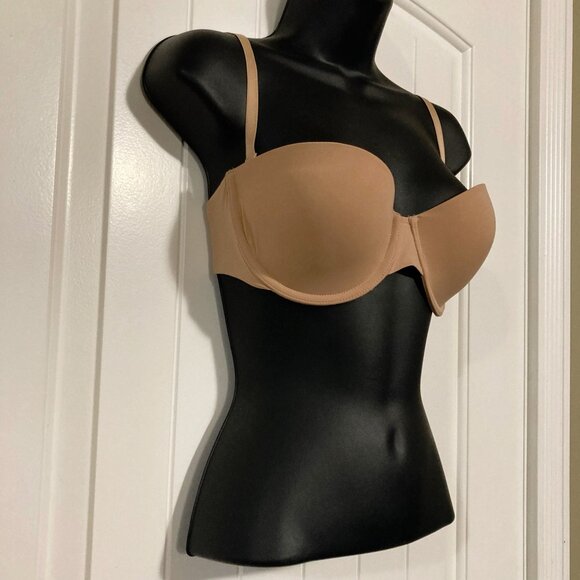 GAPBODY 34C Taupe nude smooth convertible strap strapless underwire t-shirt bra - Picture 5 of 12